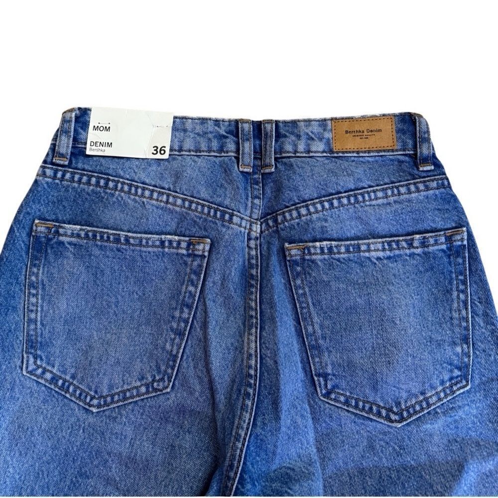 Nwt Bershka Mom Denim Jeans Size 4 — image 4 of 6
